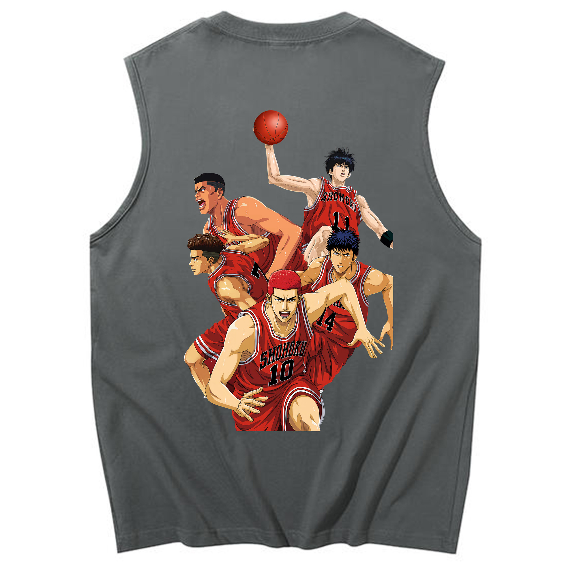 （画像用） SLAM DUNK／スラムダンク コットン100％タンクトップ（背面プリント）
